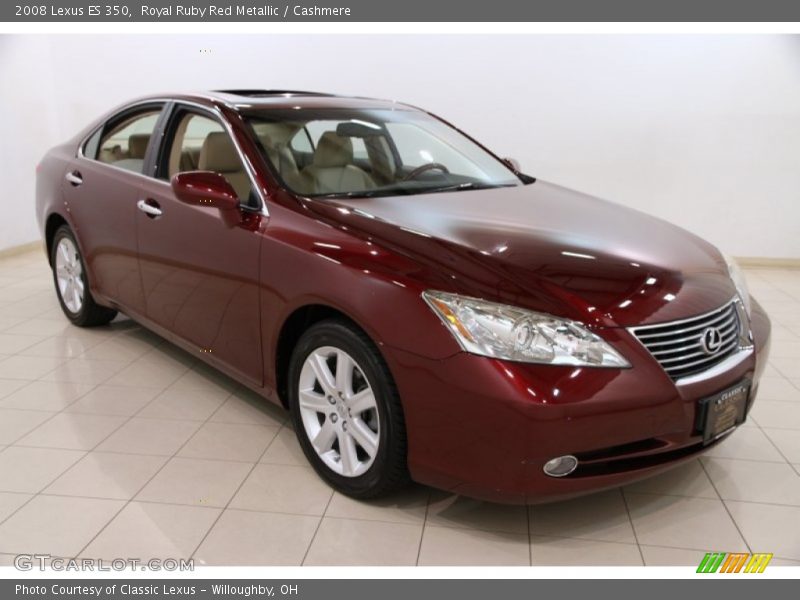Royal Ruby Red Metallic / Cashmere 2008 Lexus ES 350