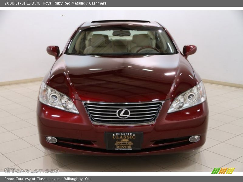 Royal Ruby Red Metallic / Cashmere 2008 Lexus ES 350