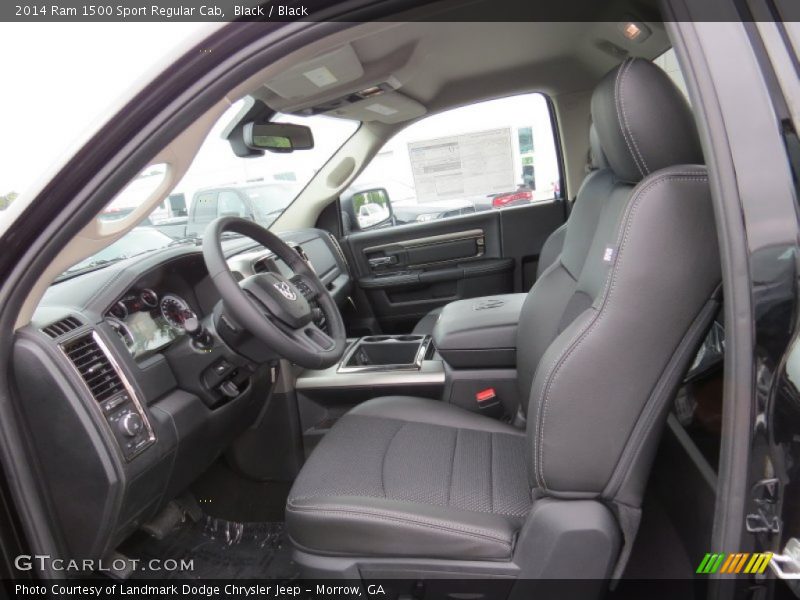  2014 1500 Sport Regular Cab Black Interior