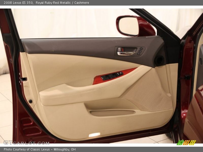 Royal Ruby Red Metallic / Cashmere 2008 Lexus ES 350