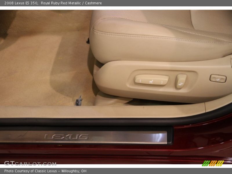 Royal Ruby Red Metallic / Cashmere 2008 Lexus ES 350
