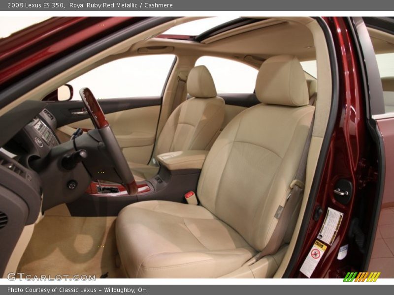 Royal Ruby Red Metallic / Cashmere 2008 Lexus ES 350