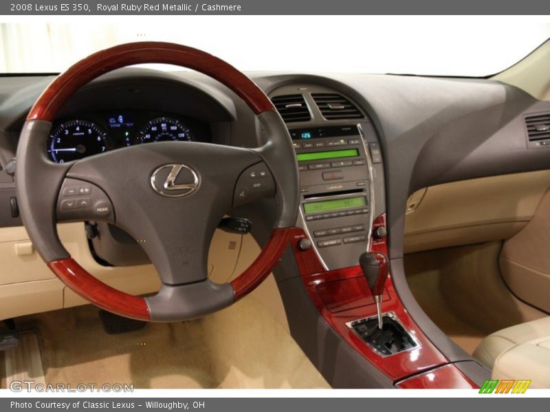 Royal Ruby Red Metallic / Cashmere 2008 Lexus ES 350