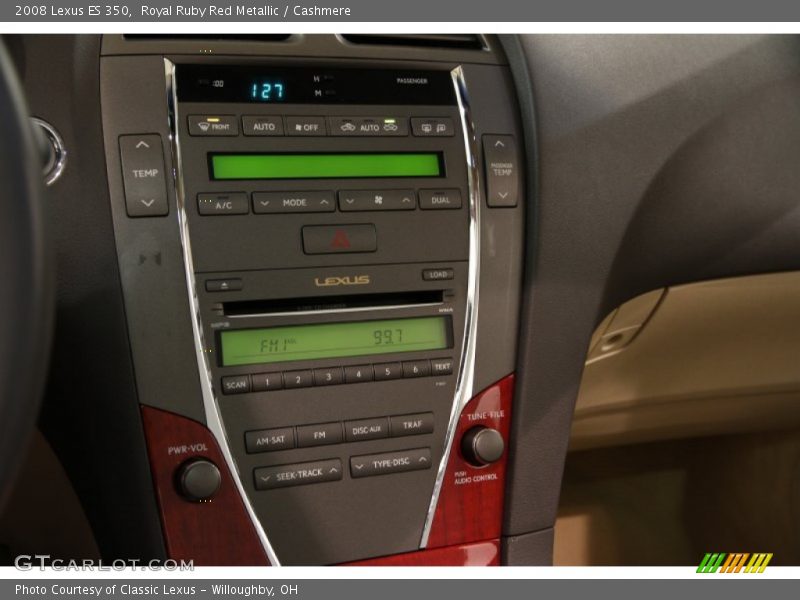 Royal Ruby Red Metallic / Cashmere 2008 Lexus ES 350