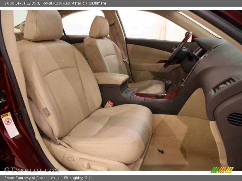 Royal Ruby Red Metallic / Cashmere 2008 Lexus ES 350