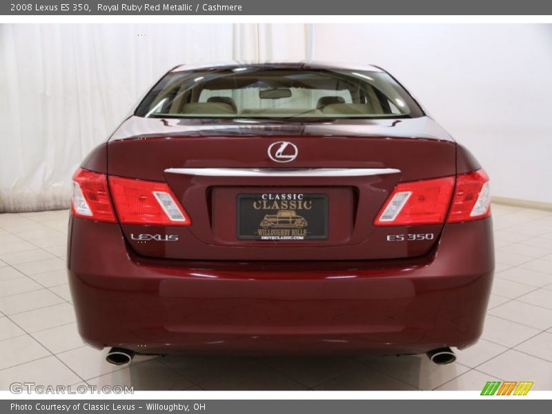 Royal Ruby Red Metallic / Cashmere 2008 Lexus ES 350