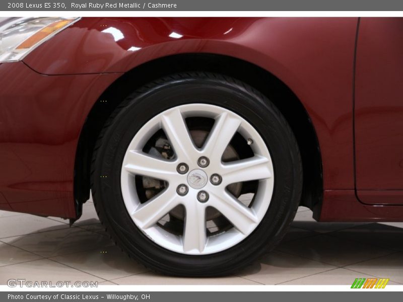 Royal Ruby Red Metallic / Cashmere 2008 Lexus ES 350