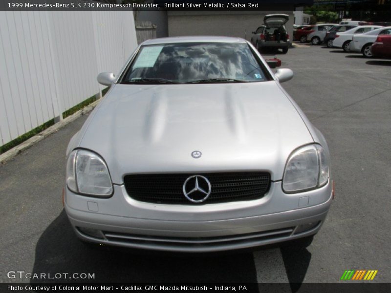 Brilliant Silver Metallic / Salsa Red 1999 Mercedes-Benz SLK 230 Kompressor Roadster