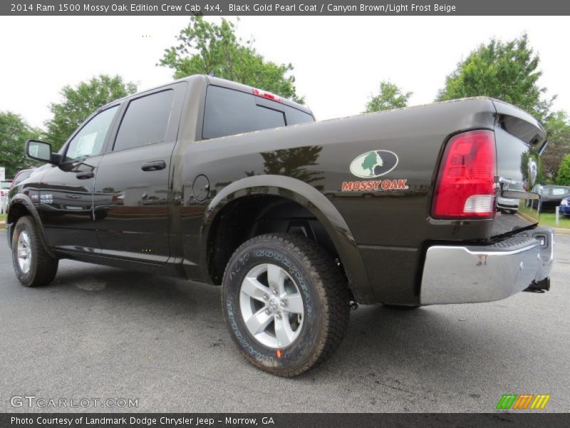 Black Gold Pearl Coat / Canyon Brown/Light Frost Beige 2014 Ram 1500 Mossy Oak Edition Crew Cab 4x4