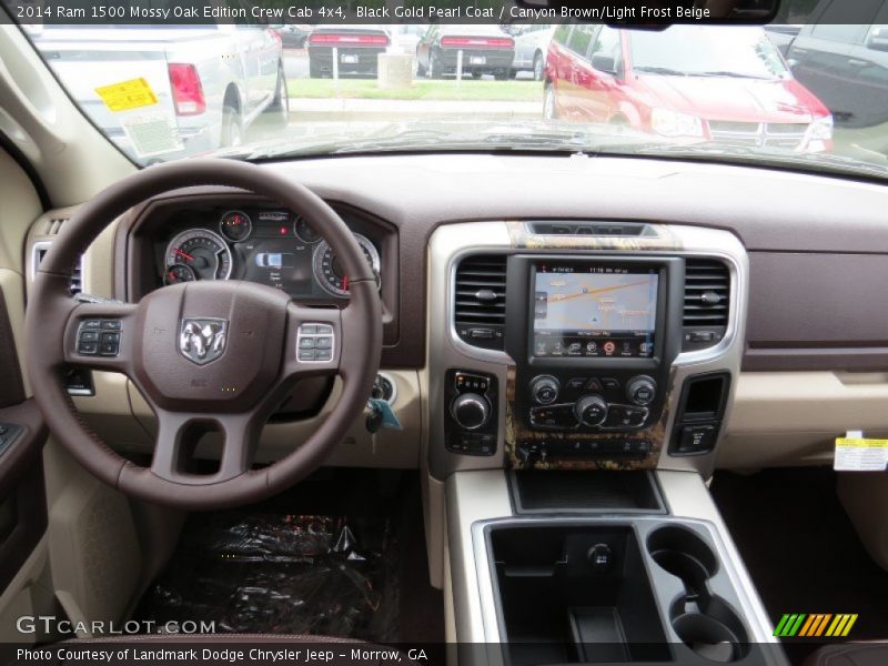 Black Gold Pearl Coat / Canyon Brown/Light Frost Beige 2014 Ram 1500 Mossy Oak Edition Crew Cab 4x4