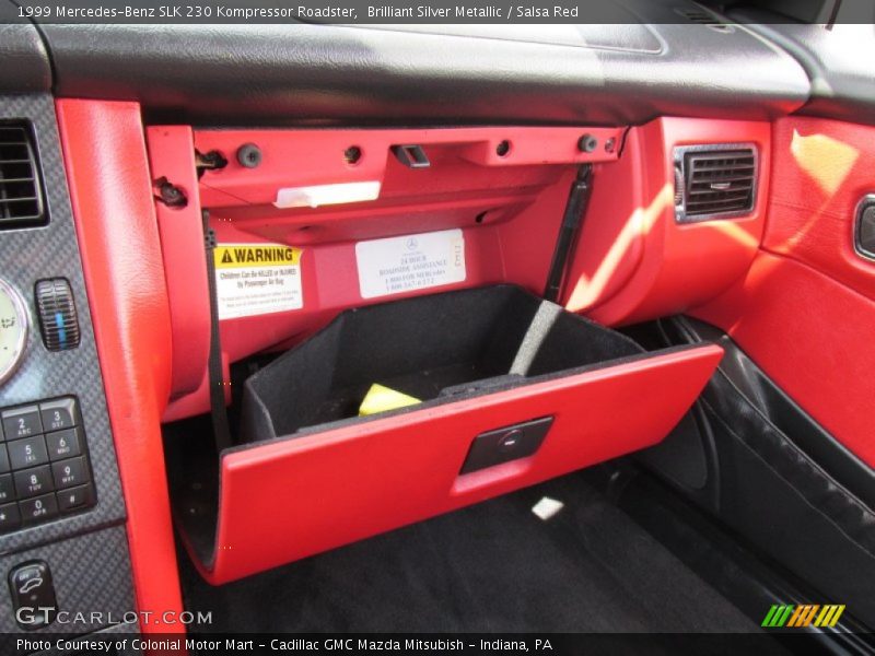 Brilliant Silver Metallic / Salsa Red 1999 Mercedes-Benz SLK 230 Kompressor Roadster