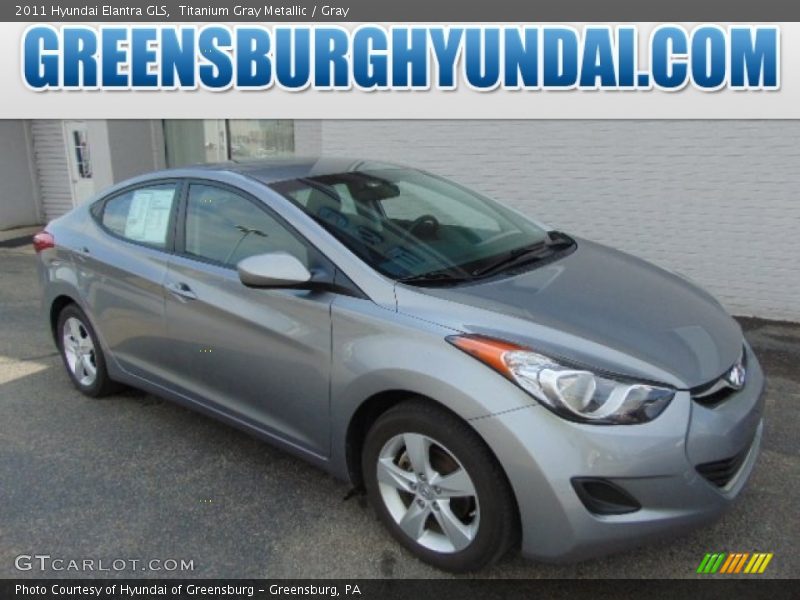 Titanium Gray Metallic / Gray 2011 Hyundai Elantra GLS