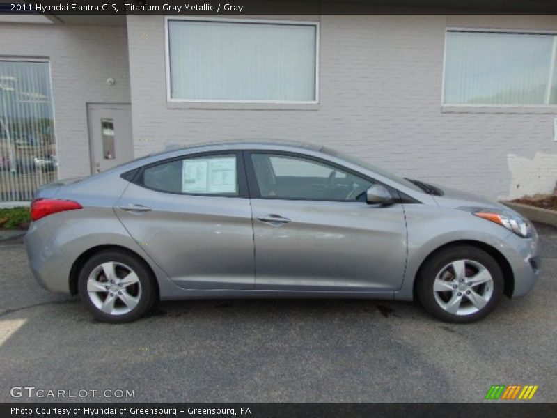 Titanium Gray Metallic / Gray 2011 Hyundai Elantra GLS