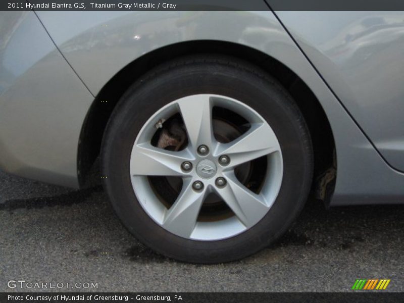 Titanium Gray Metallic / Gray 2011 Hyundai Elantra GLS