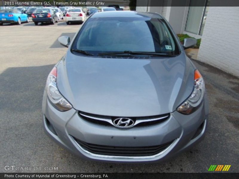 Titanium Gray Metallic / Gray 2011 Hyundai Elantra GLS