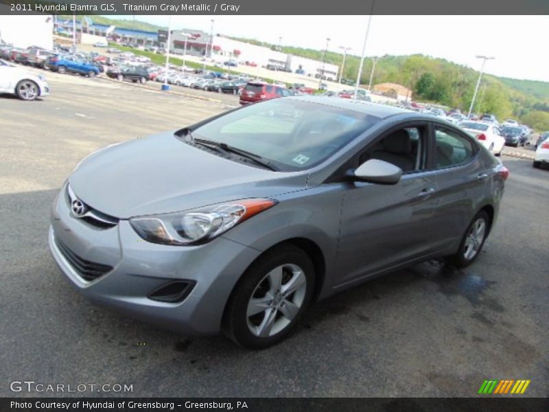 Titanium Gray Metallic / Gray 2011 Hyundai Elantra GLS