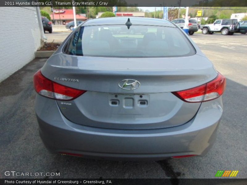 Titanium Gray Metallic / Gray 2011 Hyundai Elantra GLS