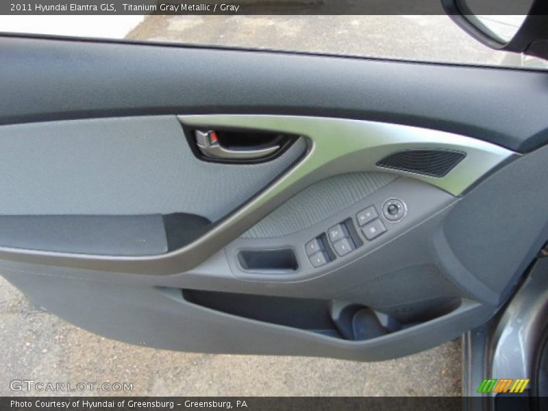 Titanium Gray Metallic / Gray 2011 Hyundai Elantra GLS
