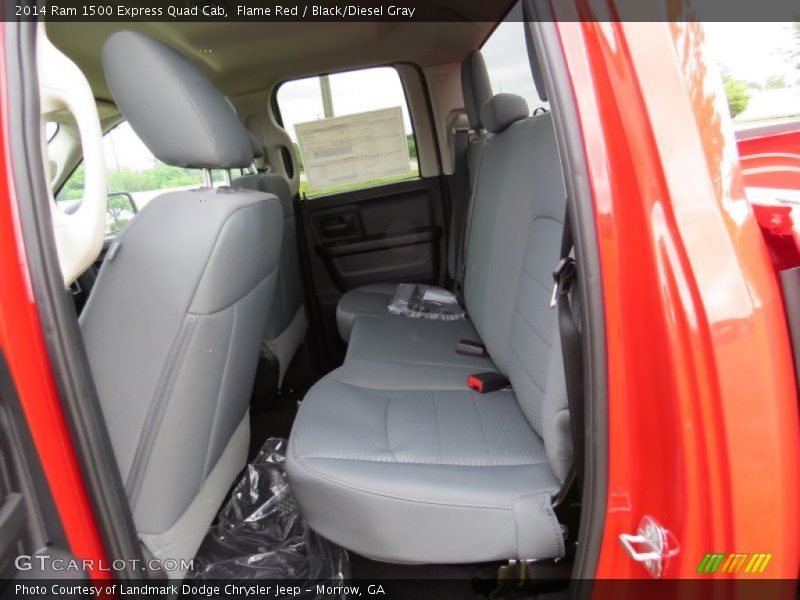 Flame Red / Black/Diesel Gray 2014 Ram 1500 Express Quad Cab