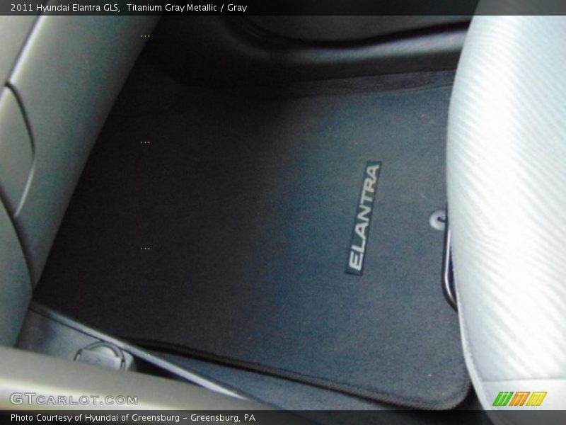 Titanium Gray Metallic / Gray 2011 Hyundai Elantra GLS