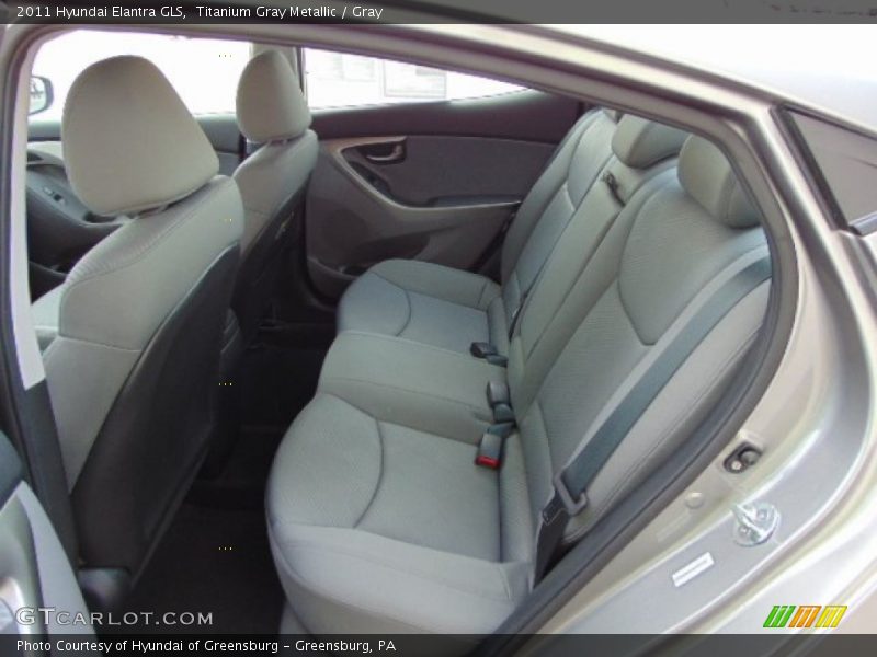 Titanium Gray Metallic / Gray 2011 Hyundai Elantra GLS