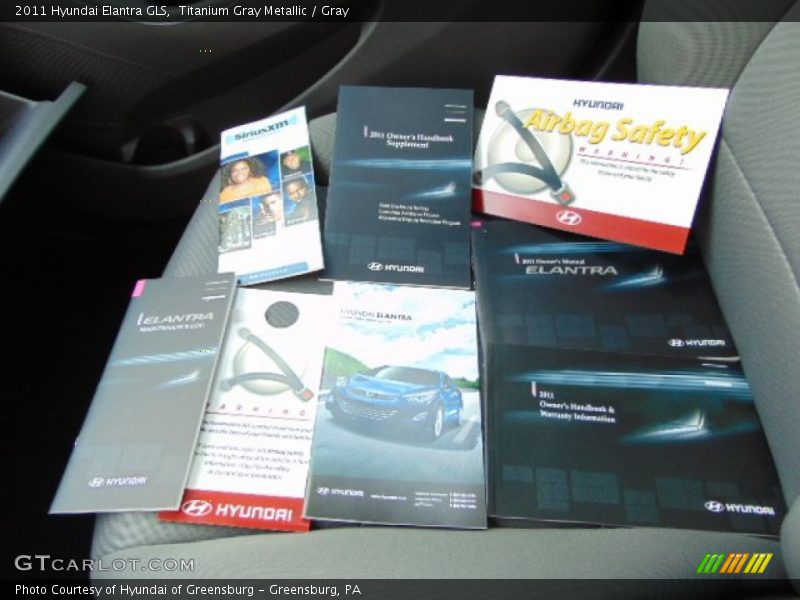 Titanium Gray Metallic / Gray 2011 Hyundai Elantra GLS