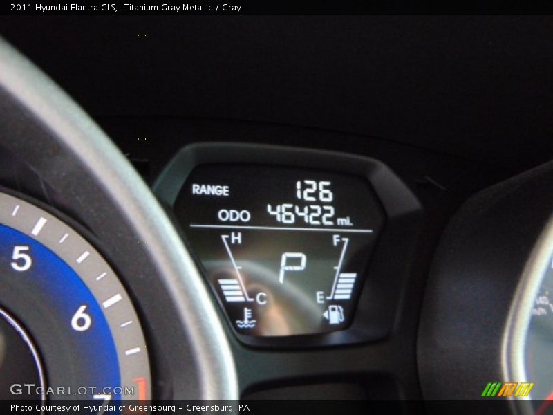 Titanium Gray Metallic / Gray 2011 Hyundai Elantra GLS