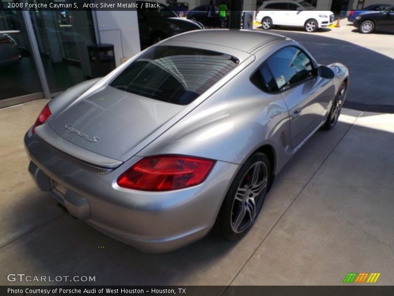 Arctic Silver Metallic / Black 2008 Porsche Cayman S