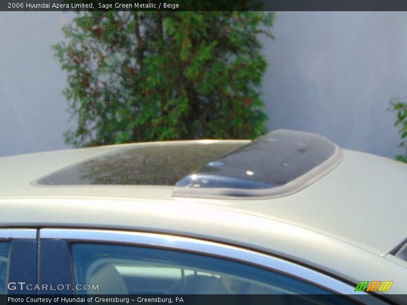 Sage Green Metallic / Beige 2006 Hyundai Azera Limited
