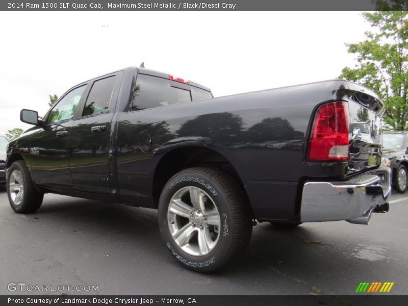 Maximum Steel Metallic / Black/Diesel Gray 2014 Ram 1500 SLT Quad Cab