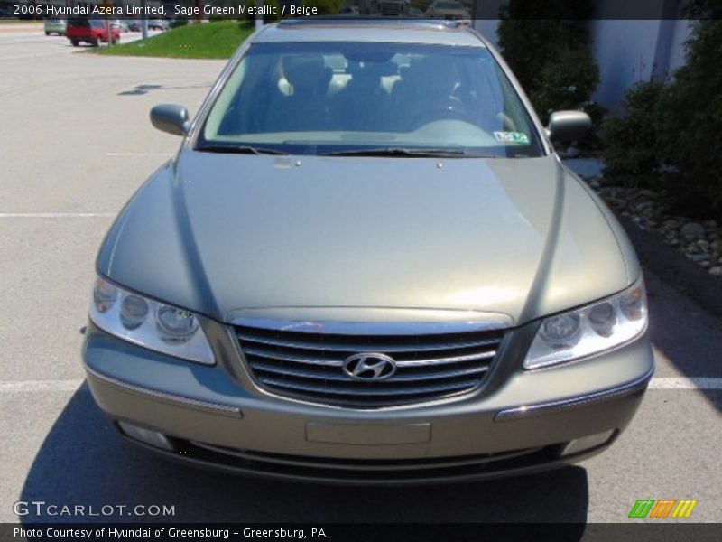Sage Green Metallic / Beige 2006 Hyundai Azera Limited