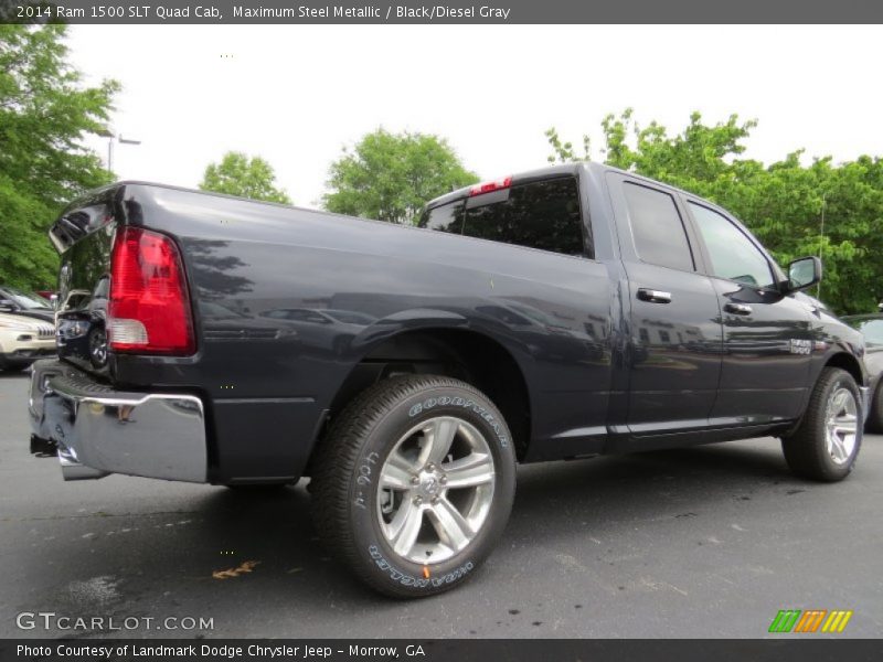 Maximum Steel Metallic / Black/Diesel Gray 2014 Ram 1500 SLT Quad Cab