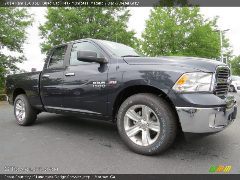 Front 3/4 View of 2014 1500 SLT Quad Cab