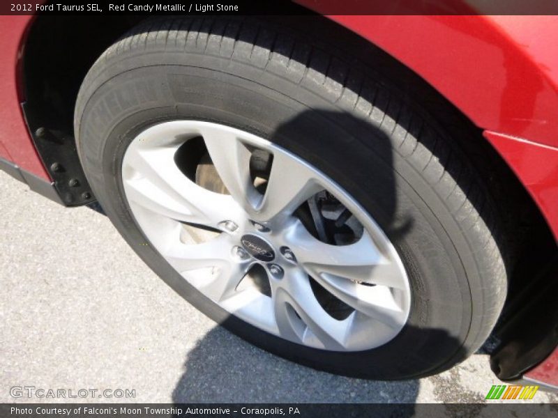 Red Candy Metallic / Light Stone 2012 Ford Taurus SEL