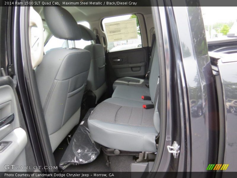 Maximum Steel Metallic / Black/Diesel Gray 2014 Ram 1500 SLT Quad Cab