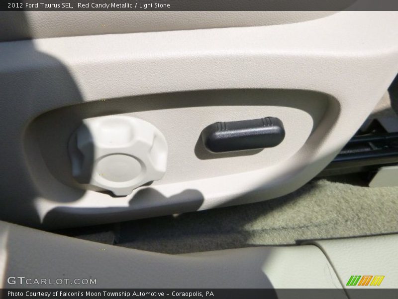 Red Candy Metallic / Light Stone 2012 Ford Taurus SEL
