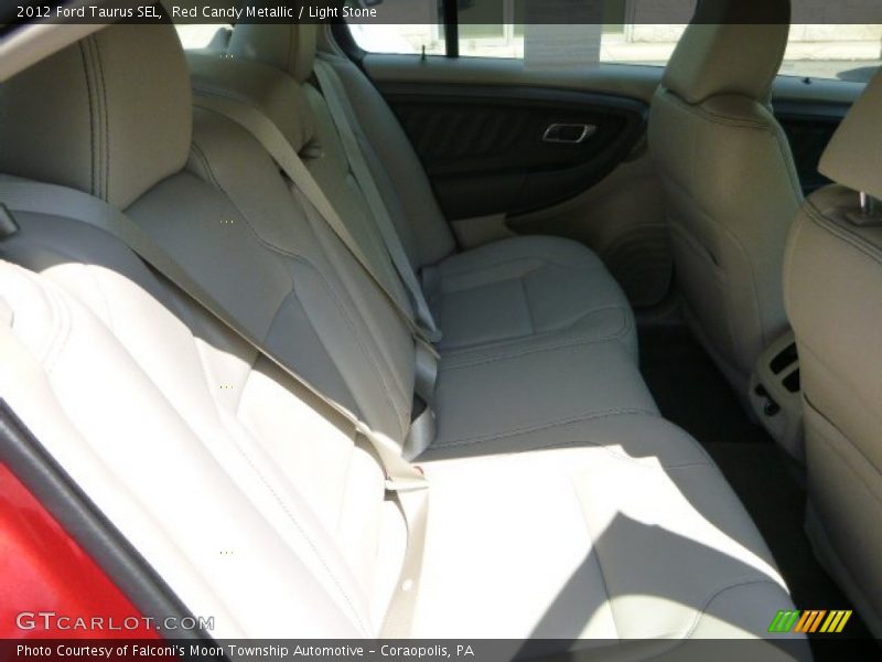 Red Candy Metallic / Light Stone 2012 Ford Taurus SEL