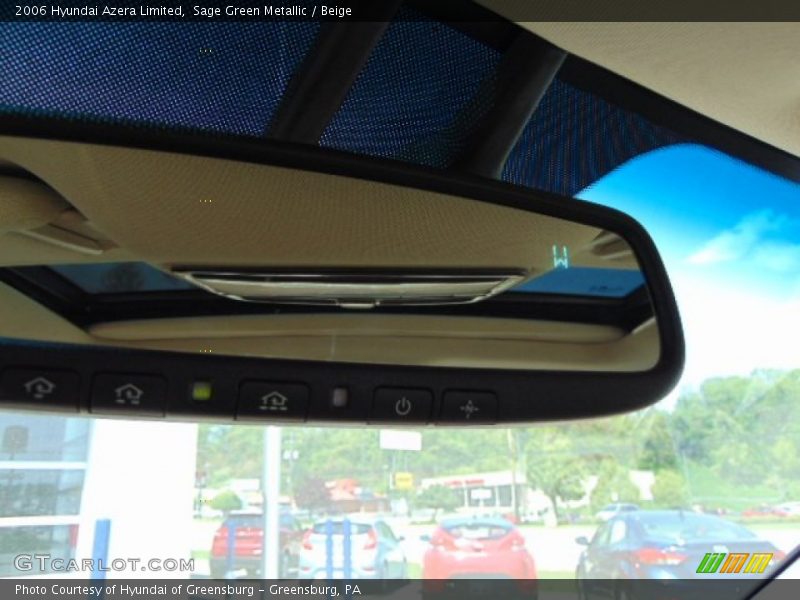 Sage Green Metallic / Beige 2006 Hyundai Azera Limited