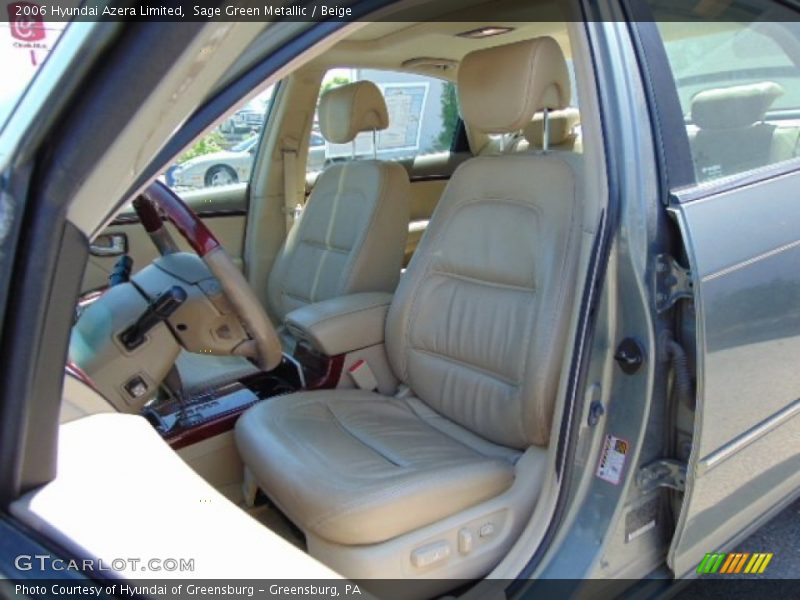 Sage Green Metallic / Beige 2006 Hyundai Azera Limited