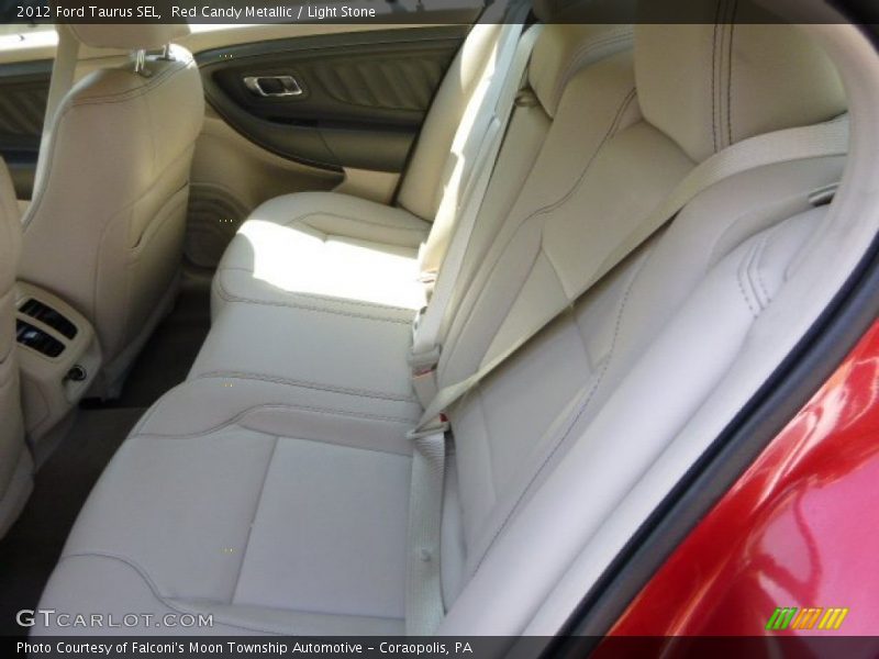 Red Candy Metallic / Light Stone 2012 Ford Taurus SEL