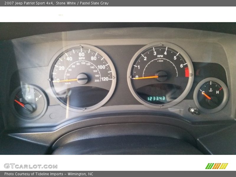 Stone White / Pastel Slate Gray 2007 Jeep Patriot Sport 4x4