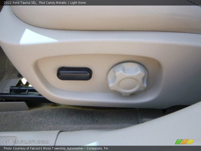Red Candy Metallic / Light Stone 2012 Ford Taurus SEL
