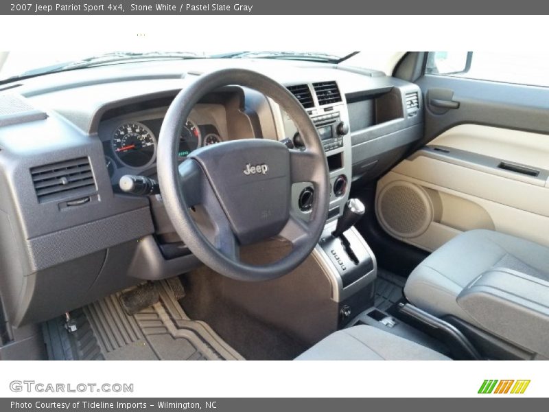 Stone White / Pastel Slate Gray 2007 Jeep Patriot Sport 4x4