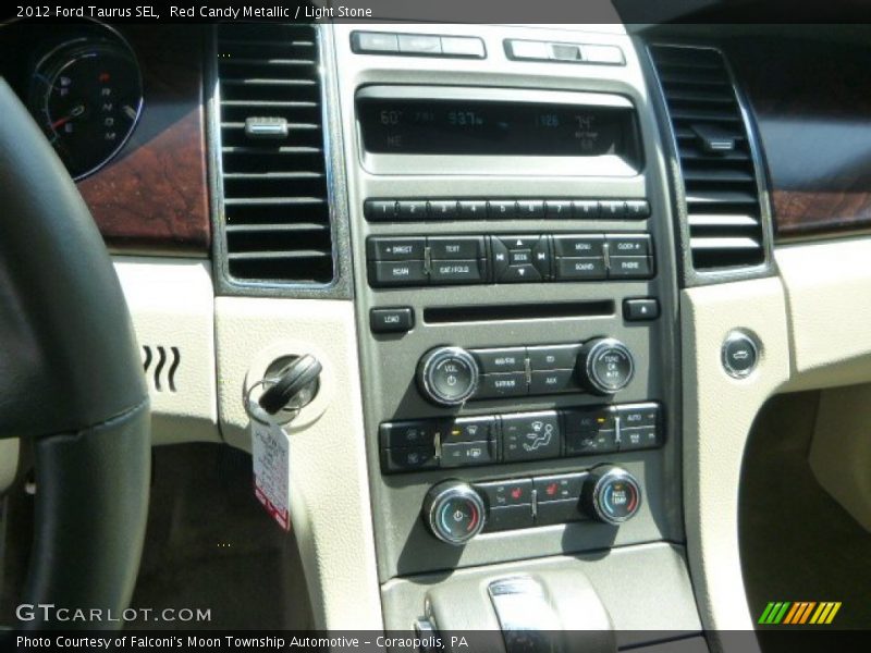 Red Candy Metallic / Light Stone 2012 Ford Taurus SEL