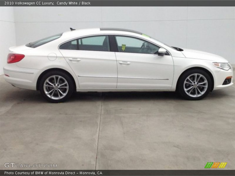 Candy White / Black 2010 Volkswagen CC Luxury
