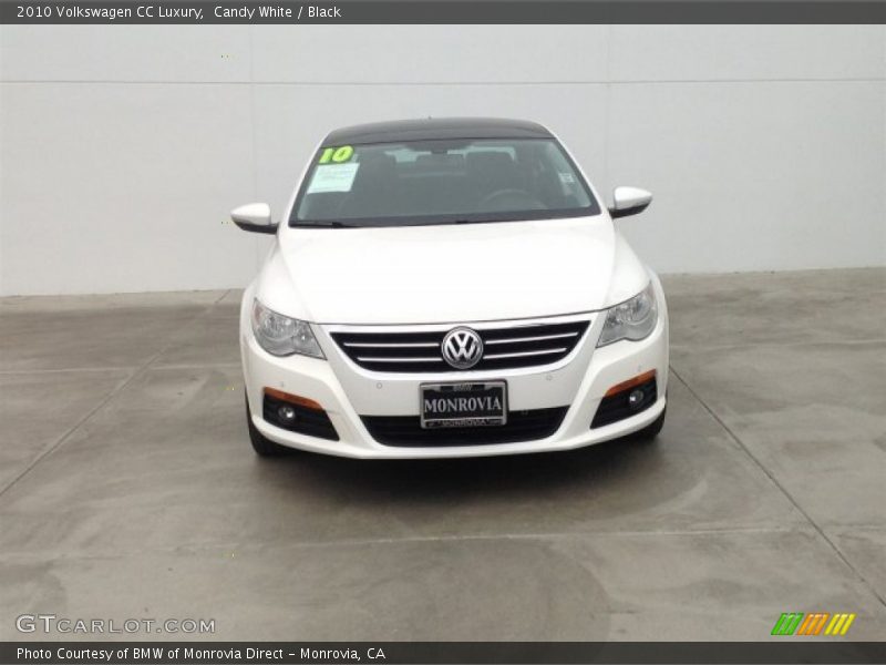 Candy White / Black 2010 Volkswagen CC Luxury