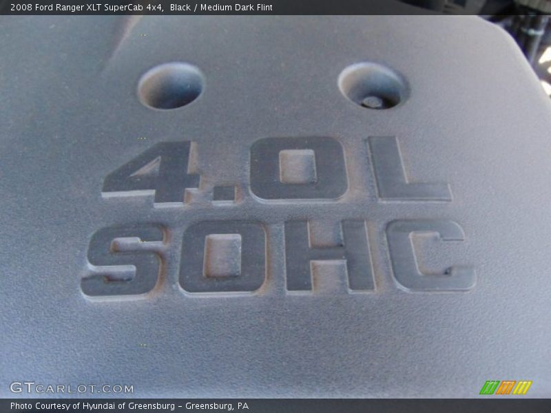 Black / Medium Dark Flint 2008 Ford Ranger XLT SuperCab 4x4
