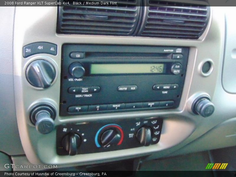 Black / Medium Dark Flint 2008 Ford Ranger XLT SuperCab 4x4