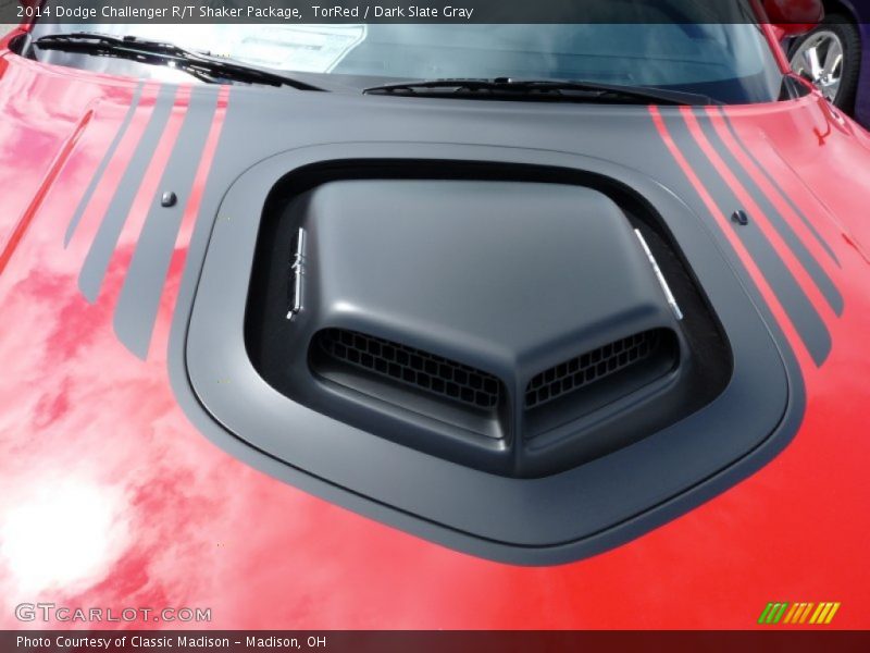 TorRed / Dark Slate Gray 2014 Dodge Challenger R/T Shaker Package