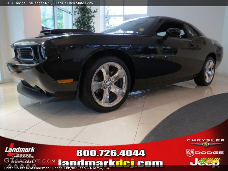 Black / Dark Slate Gray 2014 Dodge Challenger R/T